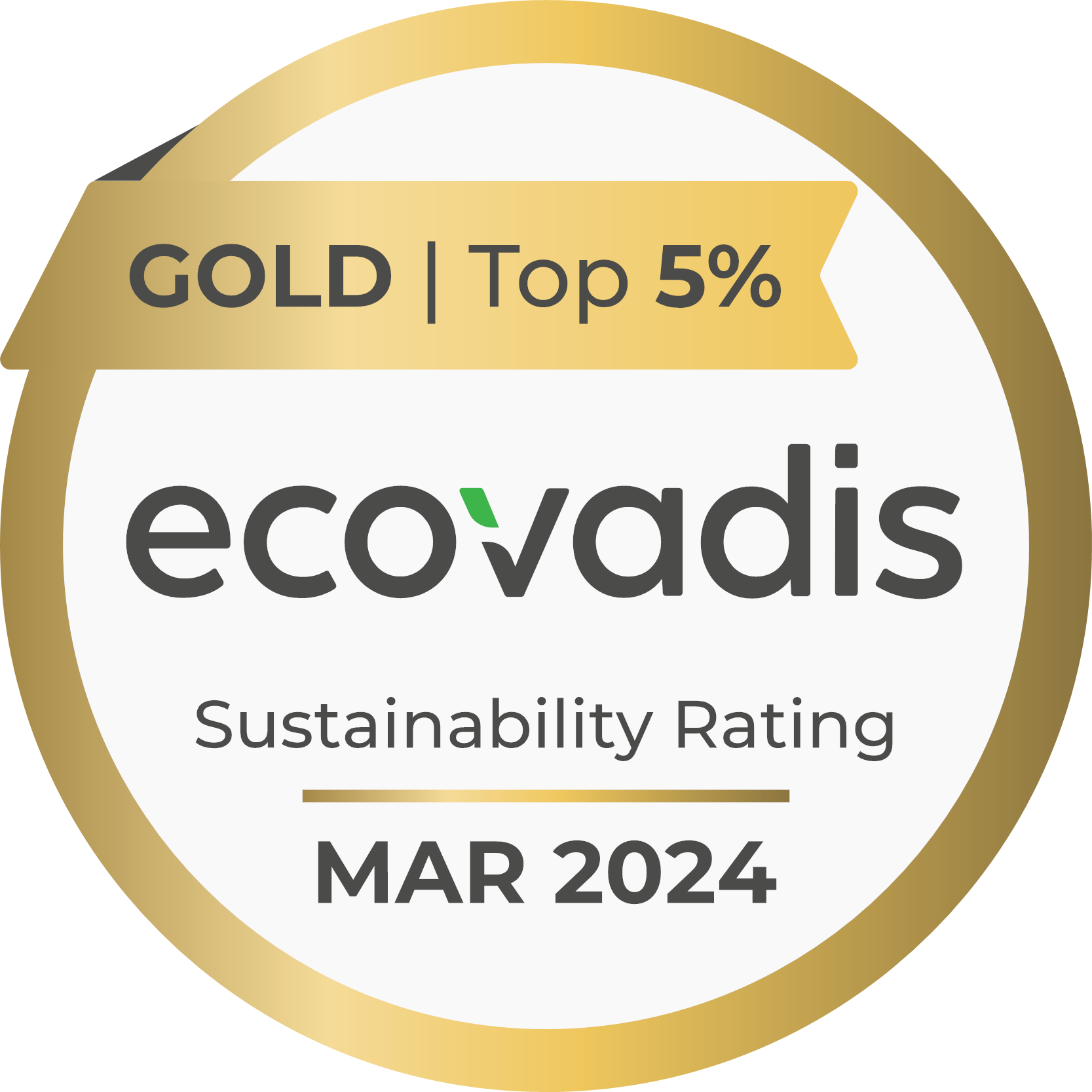 EcoVadis Sustainability Badge